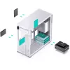 PC korpusas Jonsbo D41 STD Midi Tower baltas