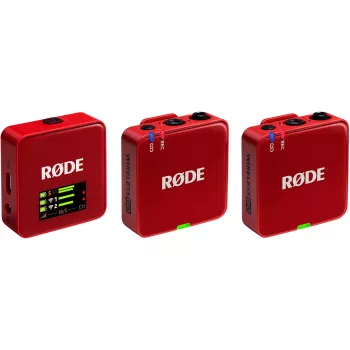 RØDE Wireless GO III raudona - belaidė mikrofonų sistema (raudona)