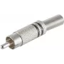 Cinch (RCA) jungtis ShiverPeaks 6 mm metal 52000-S