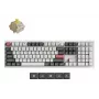 Mechaninė klaviatūra Keychron Q6 Ultra 8K — Full-size 100%, USB + RF belaidis + Bluetooth, RGB, balta