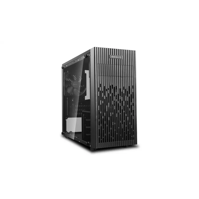 Korpusas DeepCool Matrexx 30 Mini Tower – Micro ATX, grūdintas stiklas, 3x3.5 col. / 2x2.5 col. vietos, GPU iki 25 cm