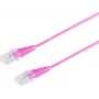 Tinklo kabelis ShiverPeaks 70078-M-2 2 m raudonas (magenta)