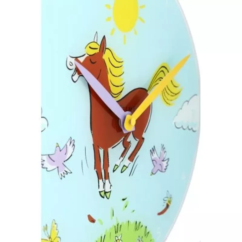 NeXtime klok 8812 Jump for joy, Ø30 cm, sieninis, mėlynas / įvairiaspalvis