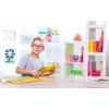 Žirklės Pelikan 810272 tiesaus pjovimo mėlynai žalios