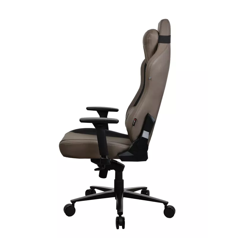 Žaidimų kėdė Arozzi Vernazza SoftPU Brown – ergonomiškas dizainas, SoftPU apmušalai