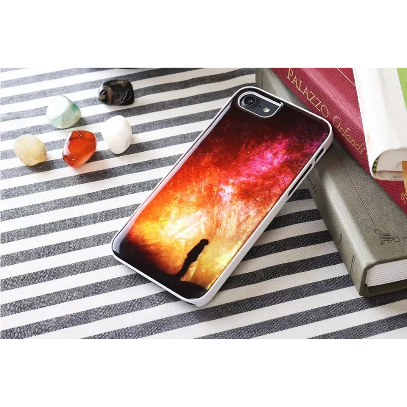 Apsauginis dėklas iKins Apple iPhone 8/7 — Starry Night baltas