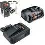 BOSCH Akumuliatoriaus starterio rinkinys 18V 1x 2,5Ah + greitasis įkroviklis AL 18V-44 (juodas, ličio jonų baterija 2,5Ah, POWER FOR ALL ALLIANCE)