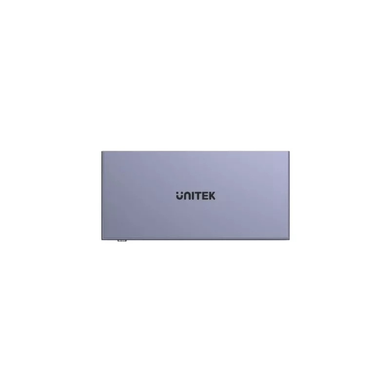KVM jungiklis Unitek V307A USB HDMI 2 prievadai 4K Ultra HD 3840x2160@60Hz HDCP 2.2, metalinis korpusas, pilka