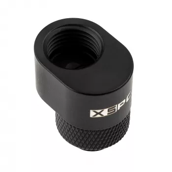 XSPC G1/4 Rotary 7mm Offset Fitting matinė juoda