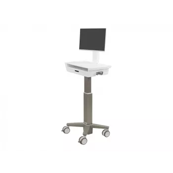 Multimedijos vežimėlis Ergotron CareFit Slim 2.0 pilkai baltas, aliuminis, plastikas, plienas