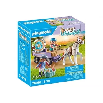 Playmobil 71496 Kaskadų arkliai: Ponio vežimas