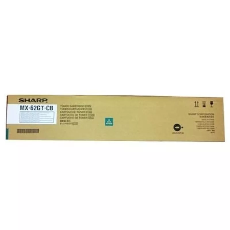 Sharp MX62GTCB 1 vnt. Original Cyan tonerio kasetė
