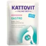 KATTOVIT Gastro veterinarinis sausas ėdalas katėms 85 g – Ryžiai ir lašiša, suaugusioms, be glitimo, 8% baltymų