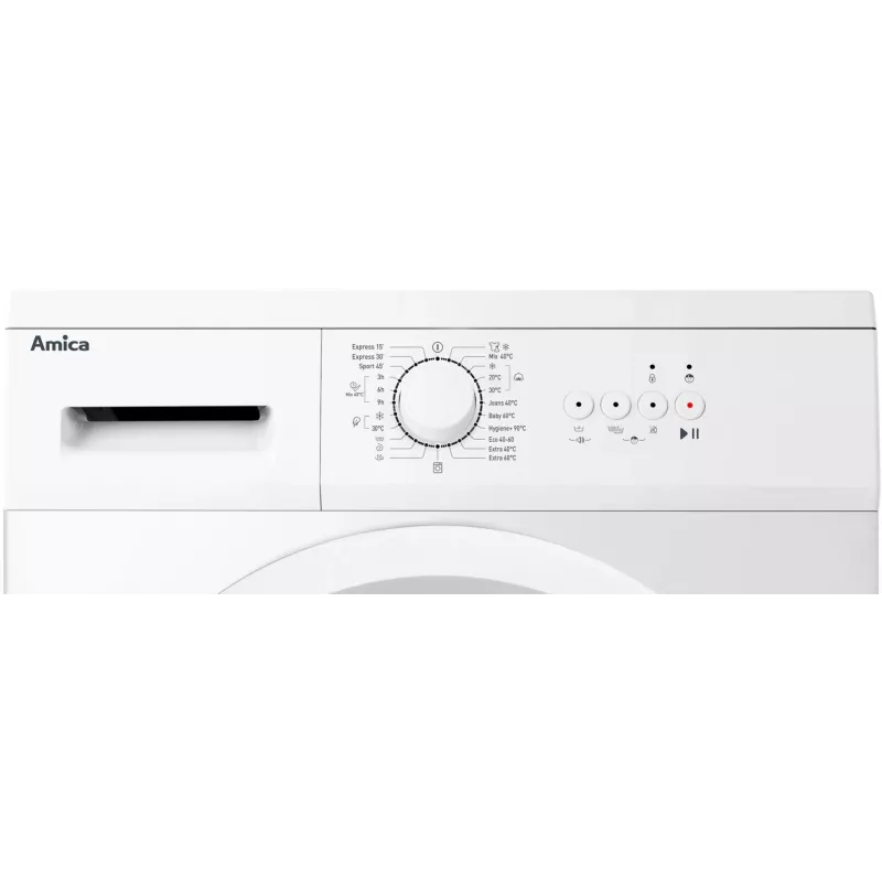Amica skalbyklė WA 461 022 / PPS 61002 W, 6 kg, 1000 aps/min