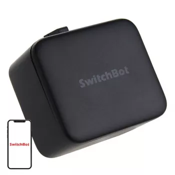 Pertraukiklio pavara SwitchBot Bot įmontuojama Juoda