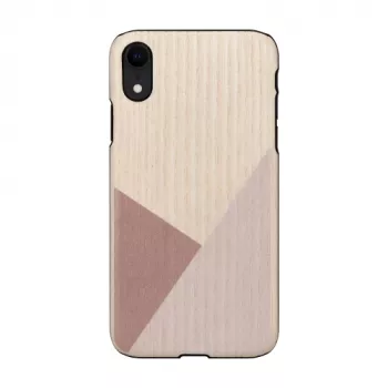 Apsauginis dėklas iPhone XR man and wood – tulip black, kietas apvalkalas