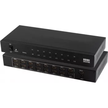 shiverpeaks ®-PROFESSIONAL--HDMI skirstytuvas 1x16, Metal, 4K30Hz, juodas (SP05-03016)