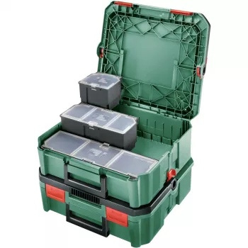 Laikymo dėžė Bosch SystemBox stačiakampė polipropileninė 105×117×84 mm Juoda/Pilka