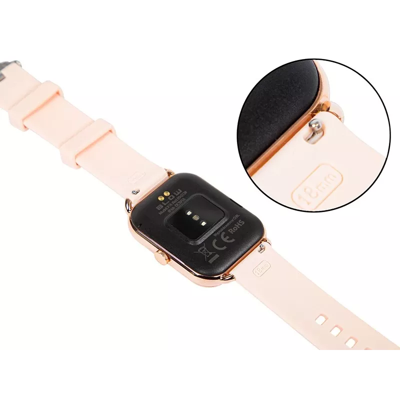 Išmanusis laikrodis X16 Bluetooth rožinis