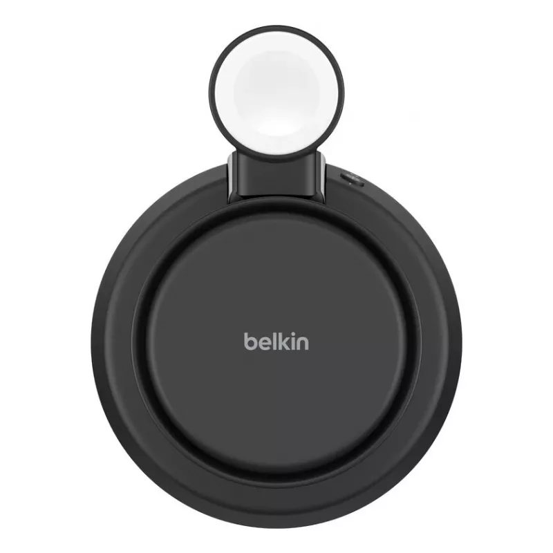 Belaidis įkroviklis Belkin UltraCharge Pro 25W Qi2 3in1 Magnetinis, anglies spalvos