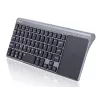 Belaidis RF pilno dydžio klaviatūra TRACER TRAKLA46934, QWERTY anglų, 2,4 GHz Nano imtuvas, membraninė, juoda/pilka