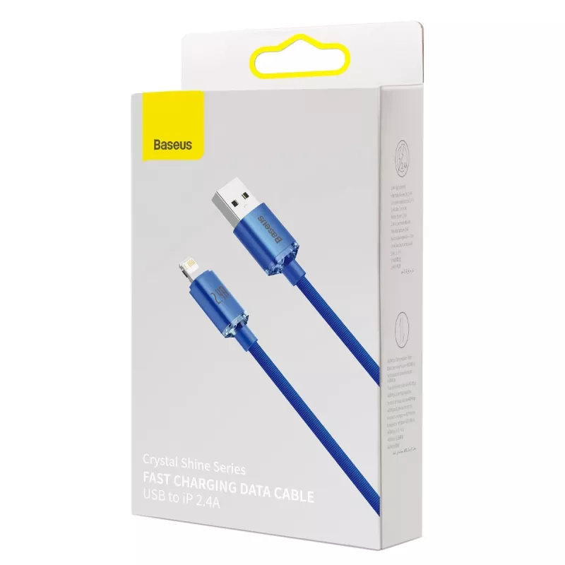 Lightning laidas Baseus CAJY000003 1,2 m mėlynas 2,4 A