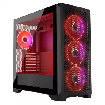 MODECOM korpusas VOLCANO EXPANSE T APEX ARGB MIDI juodas