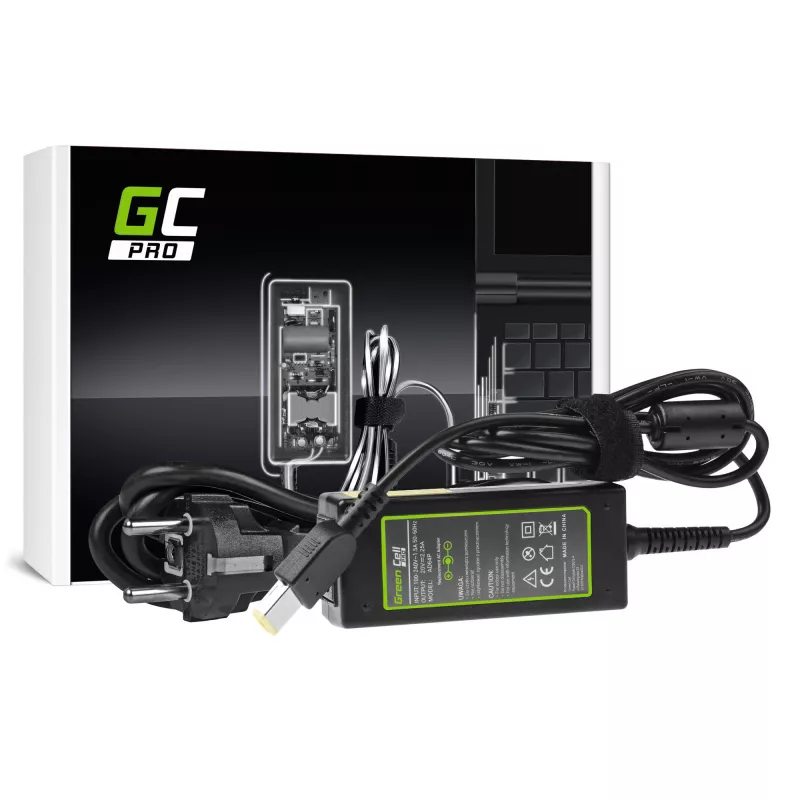 Green Cell AD64P maitinimo adapteris / keitiklis vidaus 45 W juodas