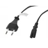 Lanberg CA-C7CA-10CC-0018-BK maitinimo laidas, juodas, 1,8 m, C7 jungtis, CEE7/16