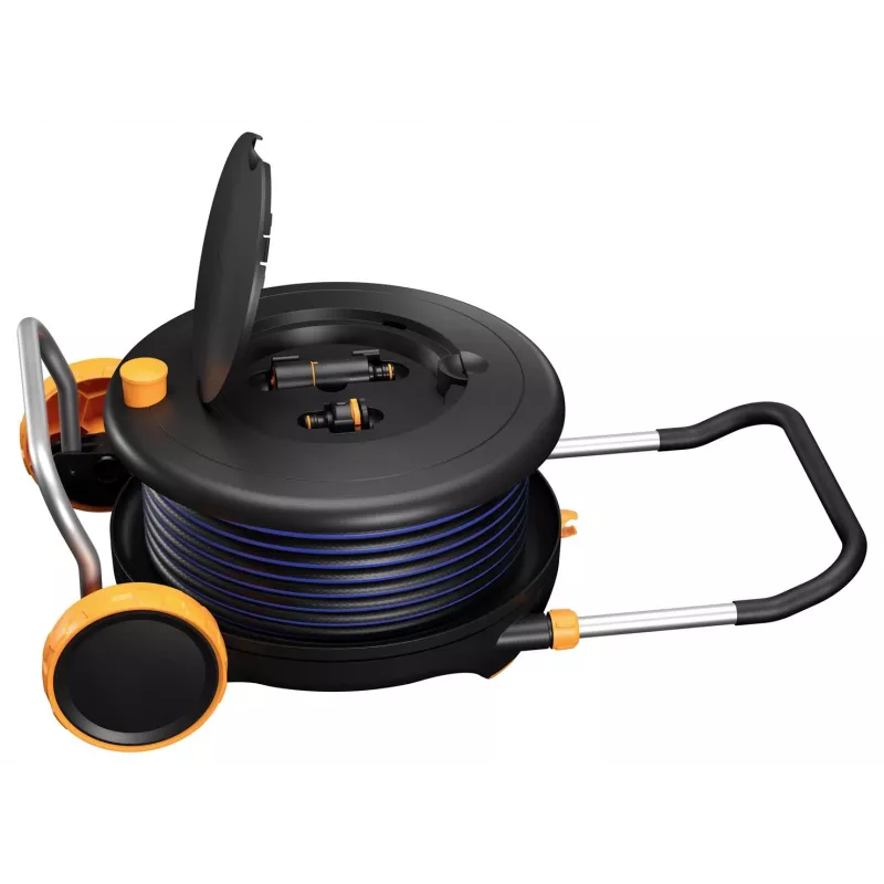 Fiskars Comfort žarnos ritė L su ratukais 30 m 1071670