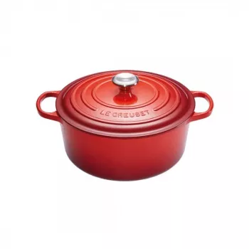Le Creuset Signature apvalus kepimo indas 24 cm vyšninė raudona (21177240602430)