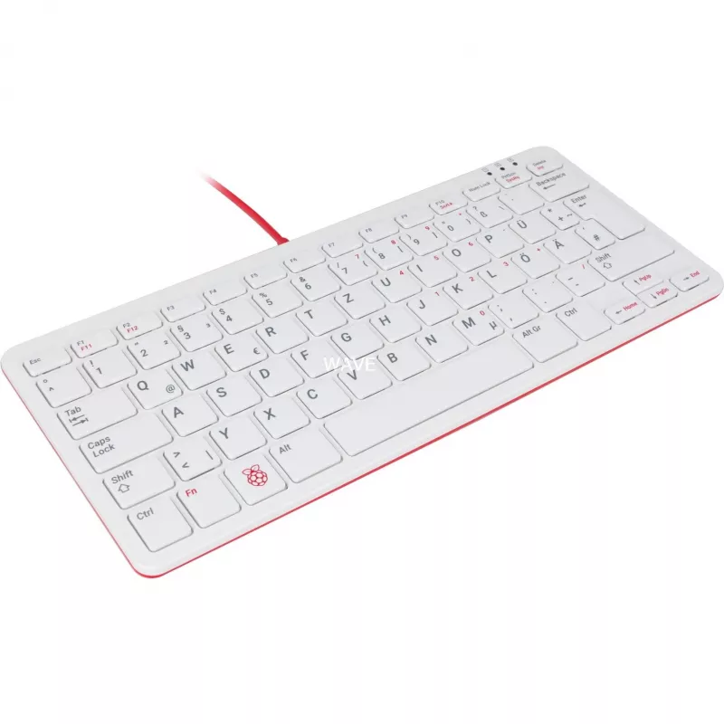 Laidinė USB klaviatūra Raspberry Pi KEYBOARD DE RB-TASTA01W – vokiškas išdėstymas