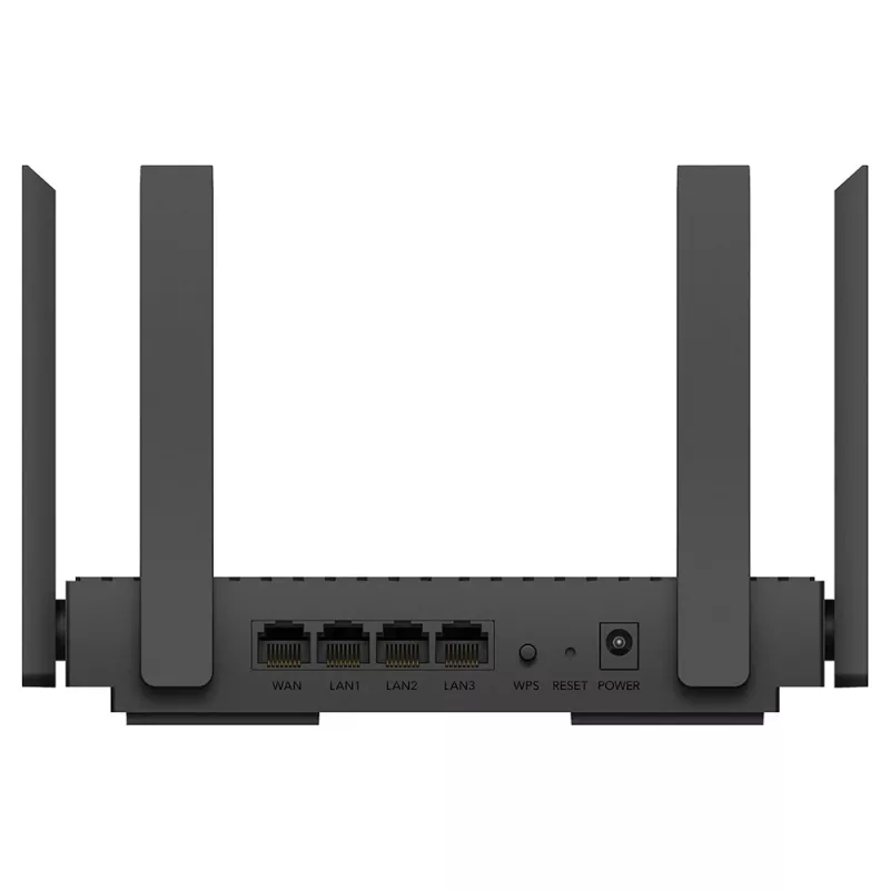 Cudy WR3000 belaidis maršrutizatorius Gigabit Ethernet dviejų juostų (2,4 GHz / 5 GHz) Juodas