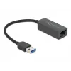 Adapteris USB Type-A (vyriškas) į 2,5 Gigabit LAN DeLOCK 66646