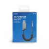 Savio TR-16 Bluetooth 5.3 siųstuvas AUX adapteris su laisvų rankų funkcija, Google Assistant/Siri