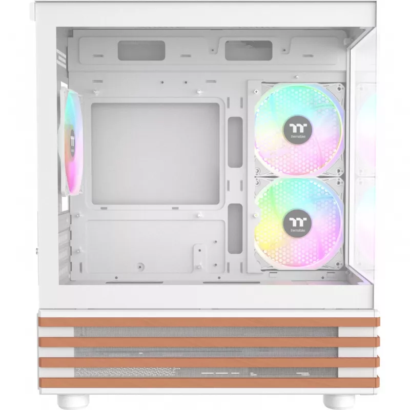 Korpusas THERMALTAKE View 170 WS ARGB Snow, Micro ATX, baltas