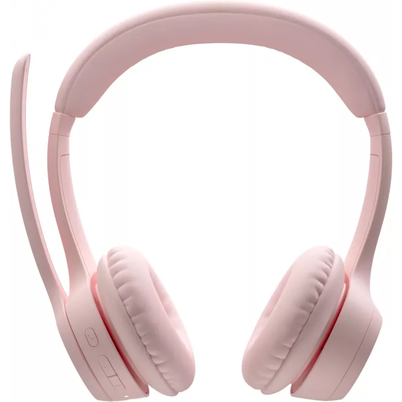 Logitech Zone 300 belaidės ausinės su mikrofonu, rožinės spalvos, 981-001412