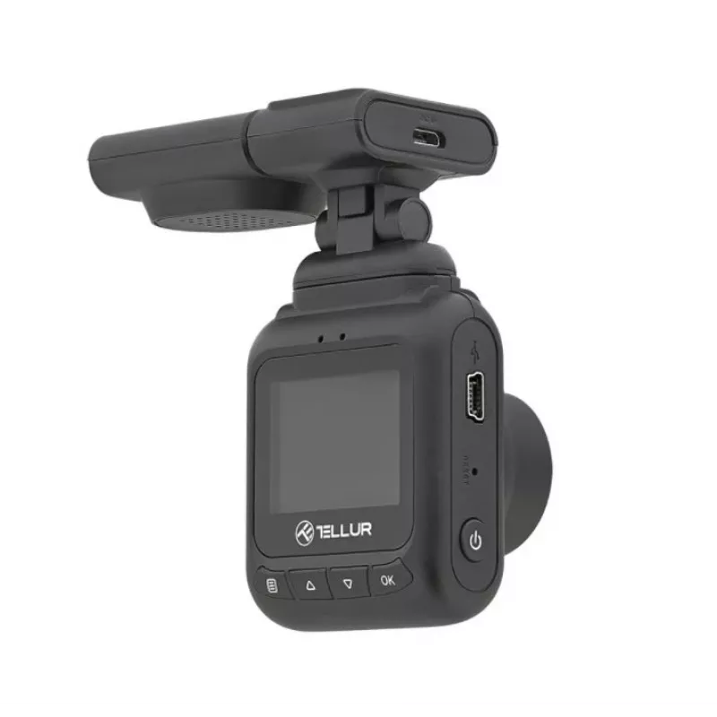 Vaizdo registratorius Tellur Dash Patrol DC2 FullHD 1080P GPS juodas
