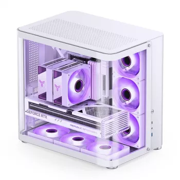 Korpusas Jonsbo TK-2 2.0 Midi Tower Juodas