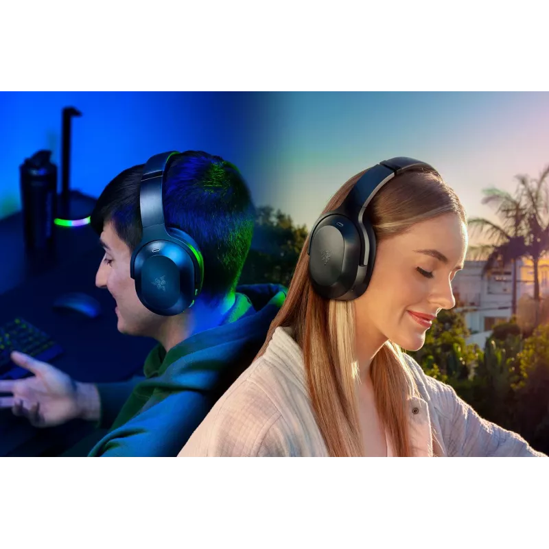 Razer Barracuda Pro Ausinės Žaidimams Belaidės ir Laidinės USB Type-C Bluetooth Juodos
