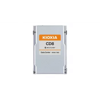 SSD 2,5 colio Kioxia CD8-R 15,4 TB PCIe 4.0 NVMe, 6600/6000 MB/s, 2,5 colio U.2, 15 mm