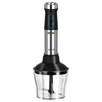 Panardintuvas MPM MBL-42M — 1500 W, nerūdijančio plieno korpusas, kintamas greitis, turbo, priedai