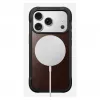 Nomad Rugged Leather Case dėklas iPhone 17 Pro, 6,3 colio (16 cm), rudas, oda/TPU/aliuminis