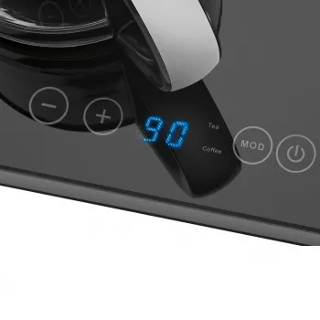 ProfiCook PC-TKS 1056 elektrinis virdulys 1.7 L juodas, nerūdijantis plienas, permatomas