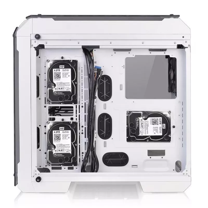 Case View 71 Riing grūdinto stiklo E-ATX pilnas bokštas - Snow Edition