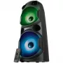 SVEN PS-750 2x40W garsiakalbių sistema su LED ekranu, TWS, FM radiju, AUX, USB/SD, apšvietimu, mikrofonu, nuotolinio valdymo pultu ir išlygintuvu