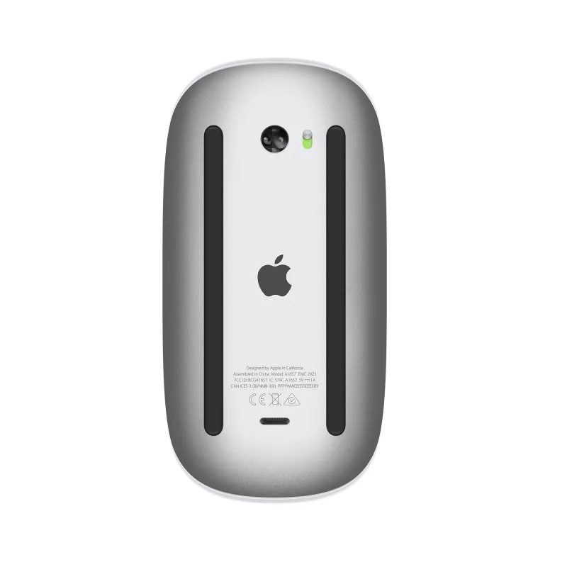 Apple Magic Mouse MXK53ZM/A belaidė Bluetooth ambidekstrinė balta, liečiama slinktis, įkraunama, USB-C