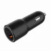 Automobilinis įkroviklis Gembird TA-UC-AC2PDQC38-CAR-01, USB-C, 38 W, 12–24 V, juodas