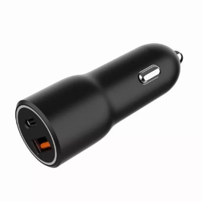 Automobilinis įkroviklis Gembird TA-UC-AC2PDQC38-CAR-01, USB-C, 38 W, 12–24 V, juodas