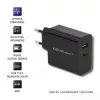 Maitinimo adapteris QOLTEC 51717 45W 20V 3A AC vidinis įkroviklis išmaniesiems laikrodžiams, juodas